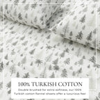 Turkish Cotton Flannel Sheet - Stratton, photo 13 of 74