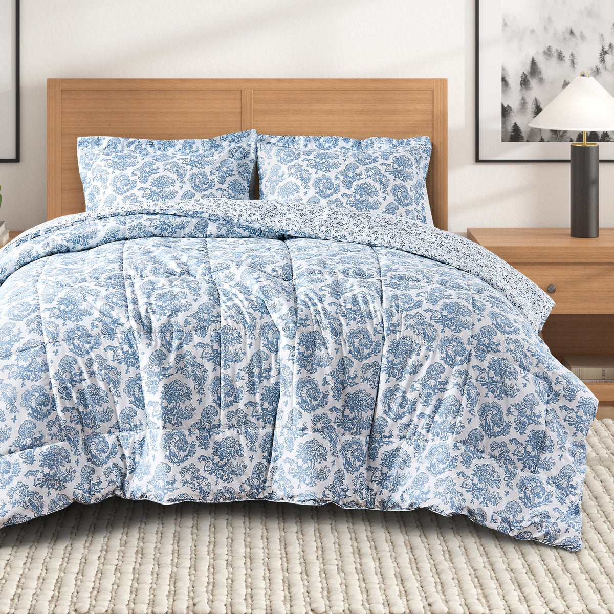 Reversible Christmas Comforter and Sham Set - Holiday Lodge, photo 109 of 120