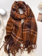 Warm Plaid Winter Scarf, photo 4 of 15