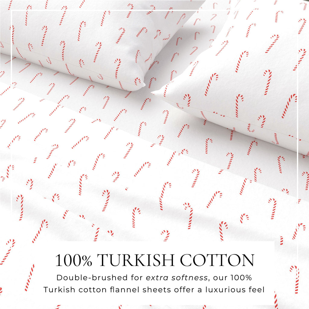 100% Turkish Cotton Flannel Sheet Sets - Boulder Collection, photo 14 of 40