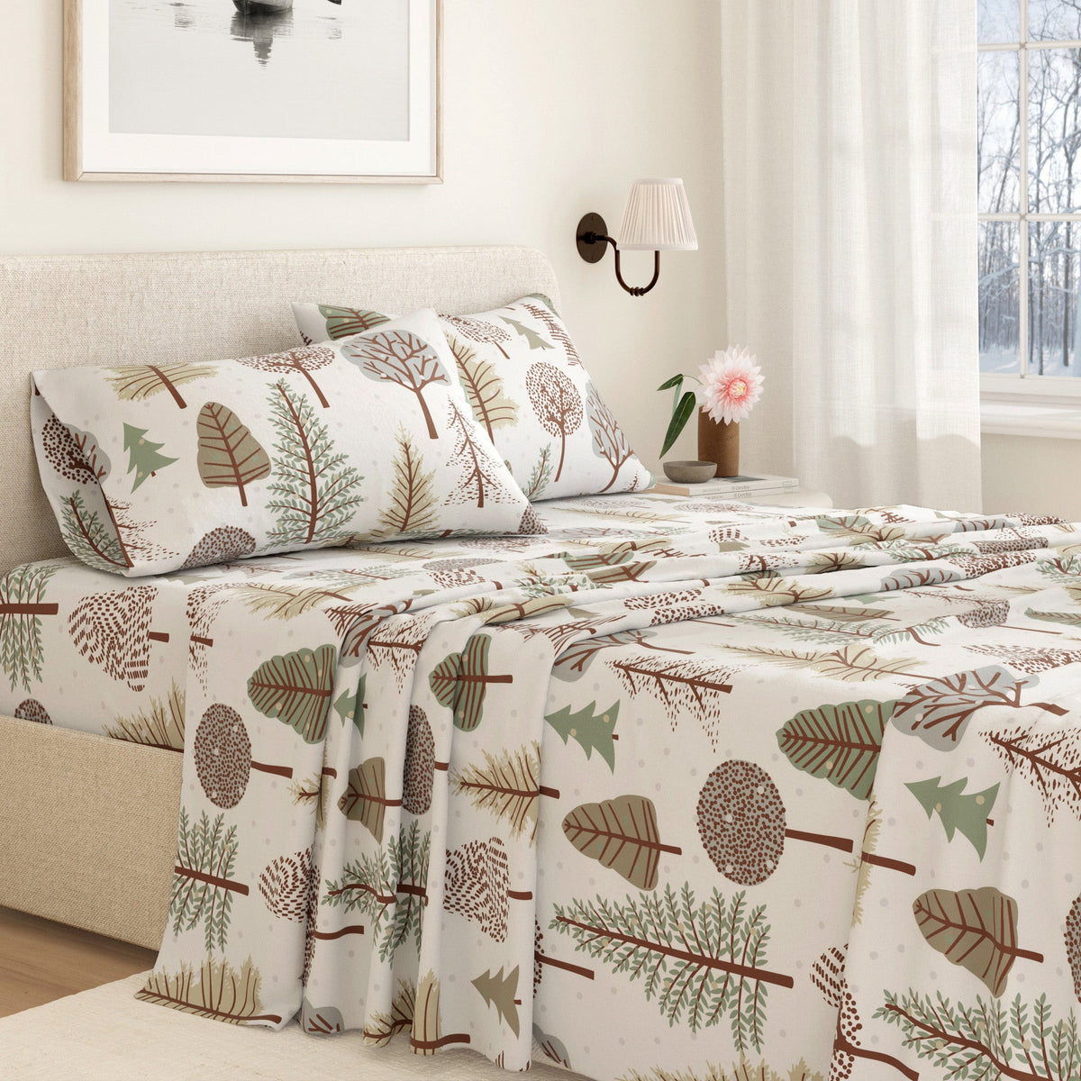 Turkish Cotton Flannel Sheet - Stratton, photo 23 of 74