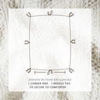 100% Cotton Honeycomb Waffle Duvet Set - Mattea, photo 11 of 42