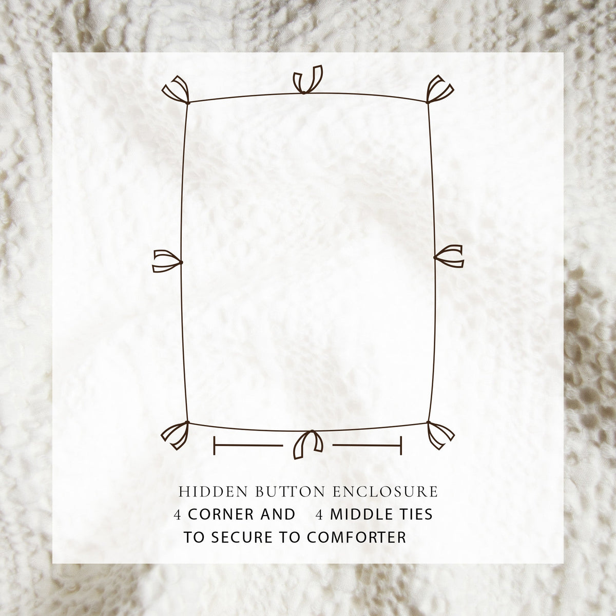 100% Cotton Honeycomb Waffle Duvet Set - Mattea, photo 11 of 42
