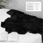 Velvet Plush Sherpa Bed Blanket - Sherpa Fleece, photo 37 of 69