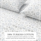 Turkish Cotton Flannel Sheet - Stratton, photo 26 of 74