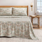 Turkish Cotton Flannel Sheet Set - Elevated Holiday, photo 37 of 48