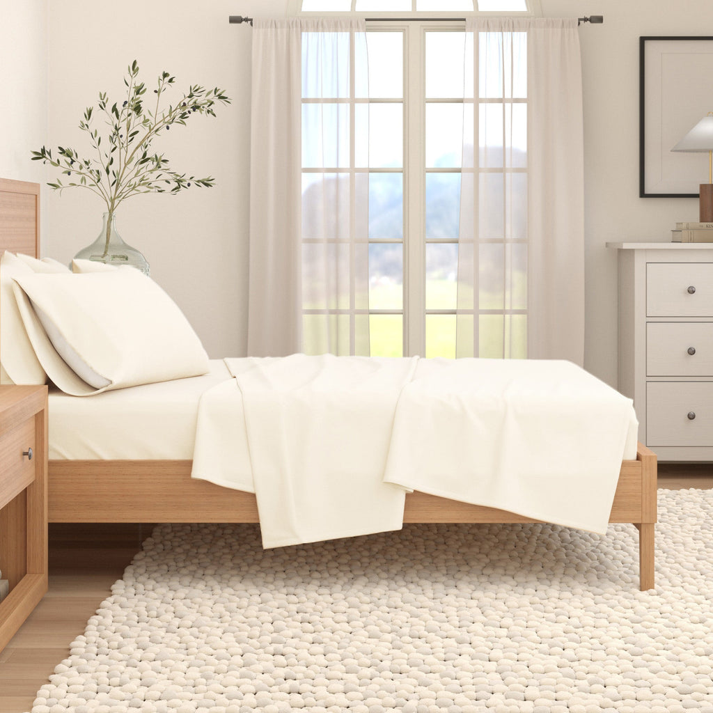 Cotton Solid Flannel Sheet - Nordic, photo 12 of 60