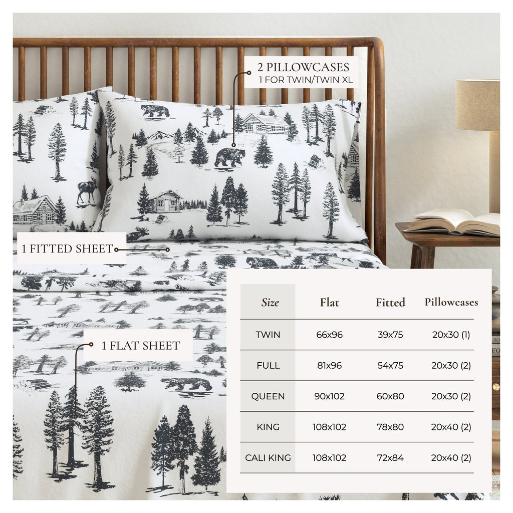 Turkish Cotton Flannel Sheet - Lakeview, photo 42 of 68