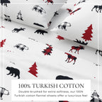 100% Turkish Cotton Flannel Sheet Sets - Boulder Collection, photo 8 of 40