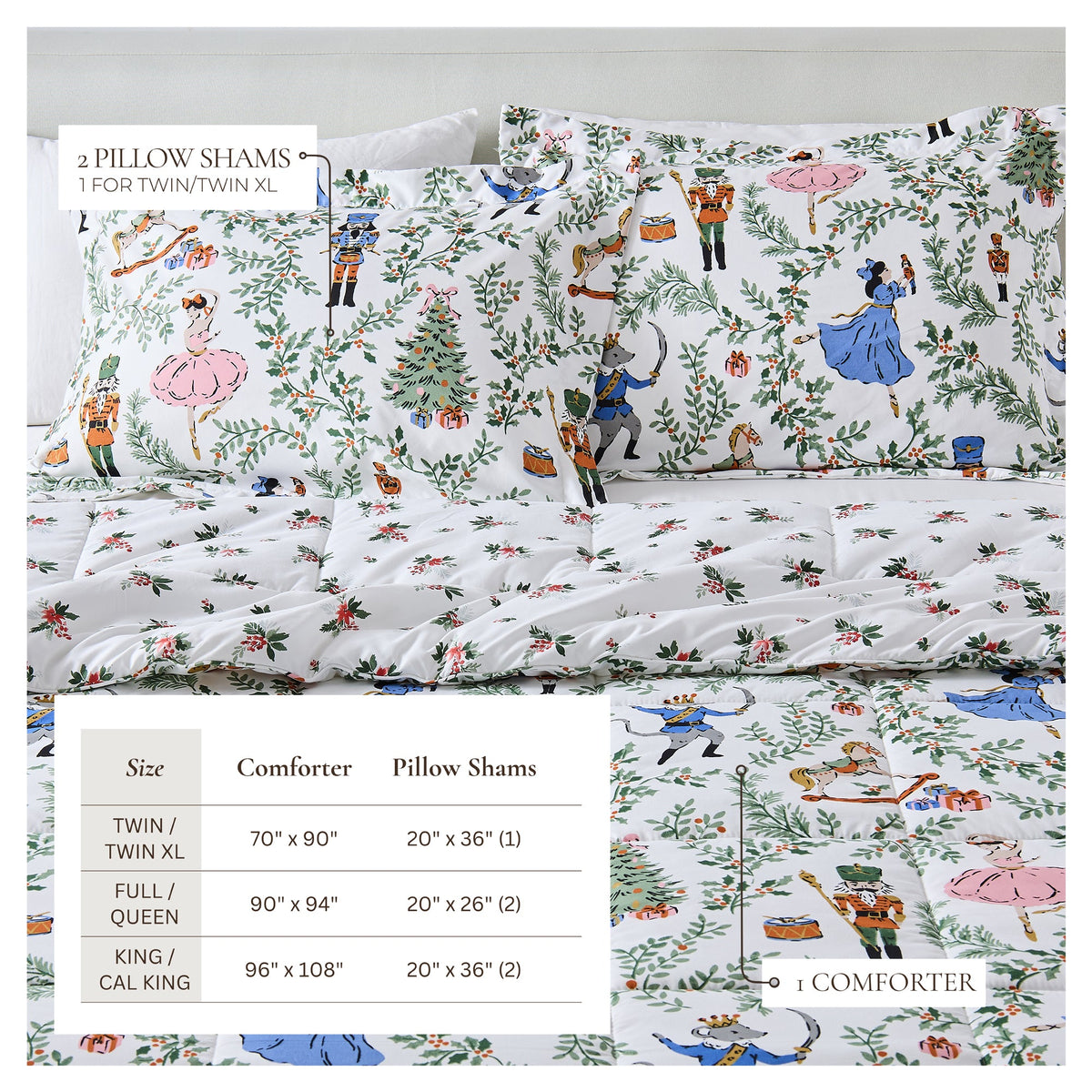 Reversible Christmas Comforter and Sham Set - Holiday Lodge, photo 93 of 120