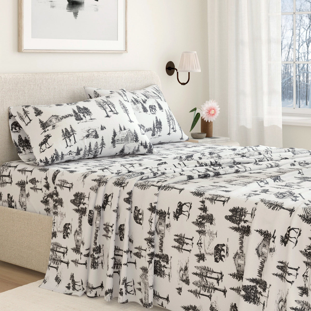 Turkish Cotton Flannel Sheet - Lakeview, photo 44 of 68