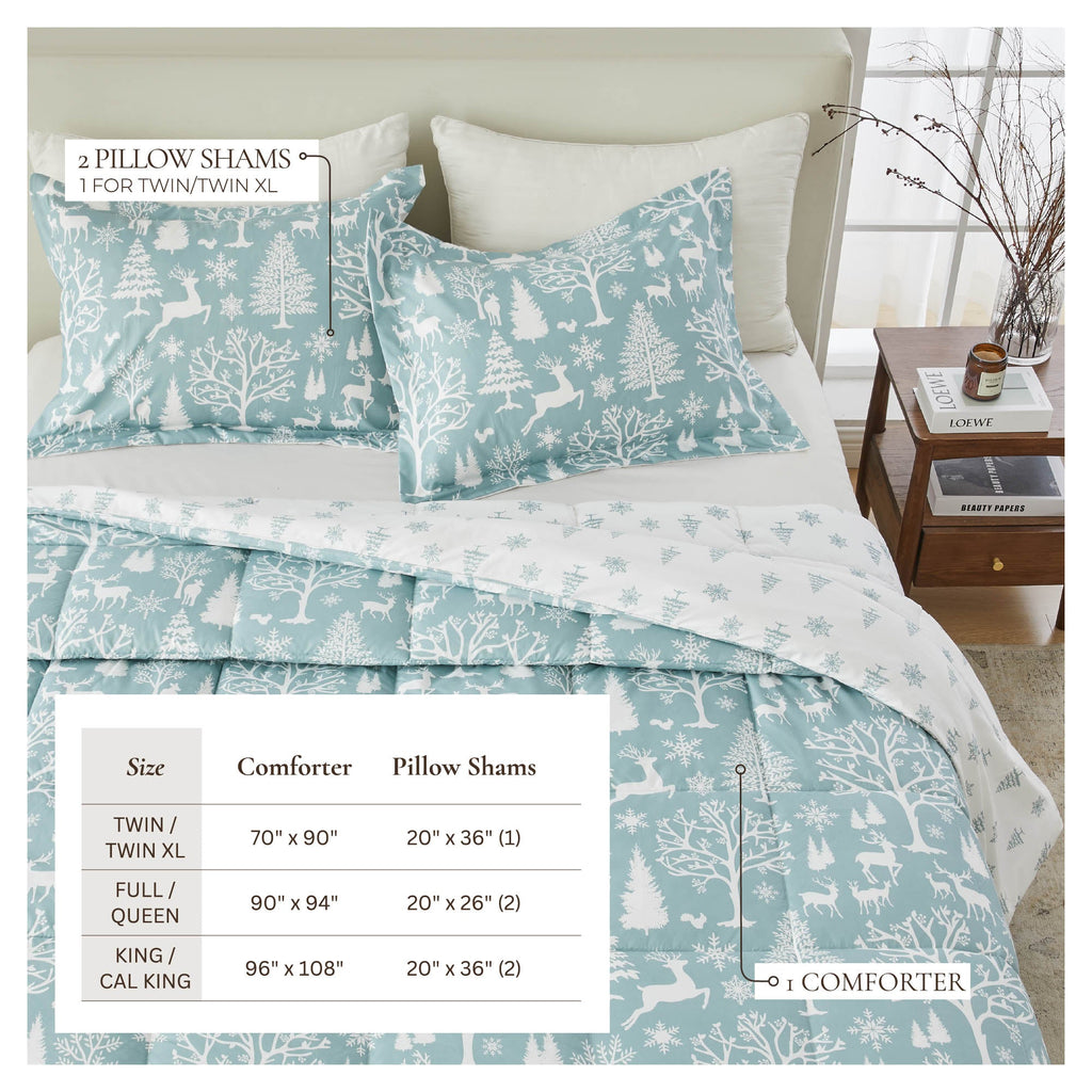 Reversible Christmas Comforter and Sham Set - Holiday Lodge, photo 47 of 120