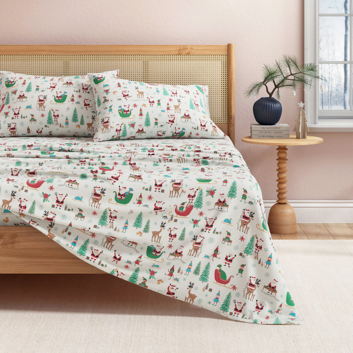 Turkish Cotton Christmas Flannel Sheet - Whittaker, photo 64 of 99