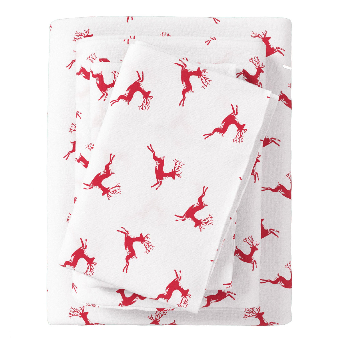 Turkish Cotton Christmas Flannel Sheet Set - Whittaker, photo 24 of 69