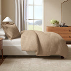 100% Cotton Honeycomb Waffle Duvet Set - Mattea, photo 13 of 42
