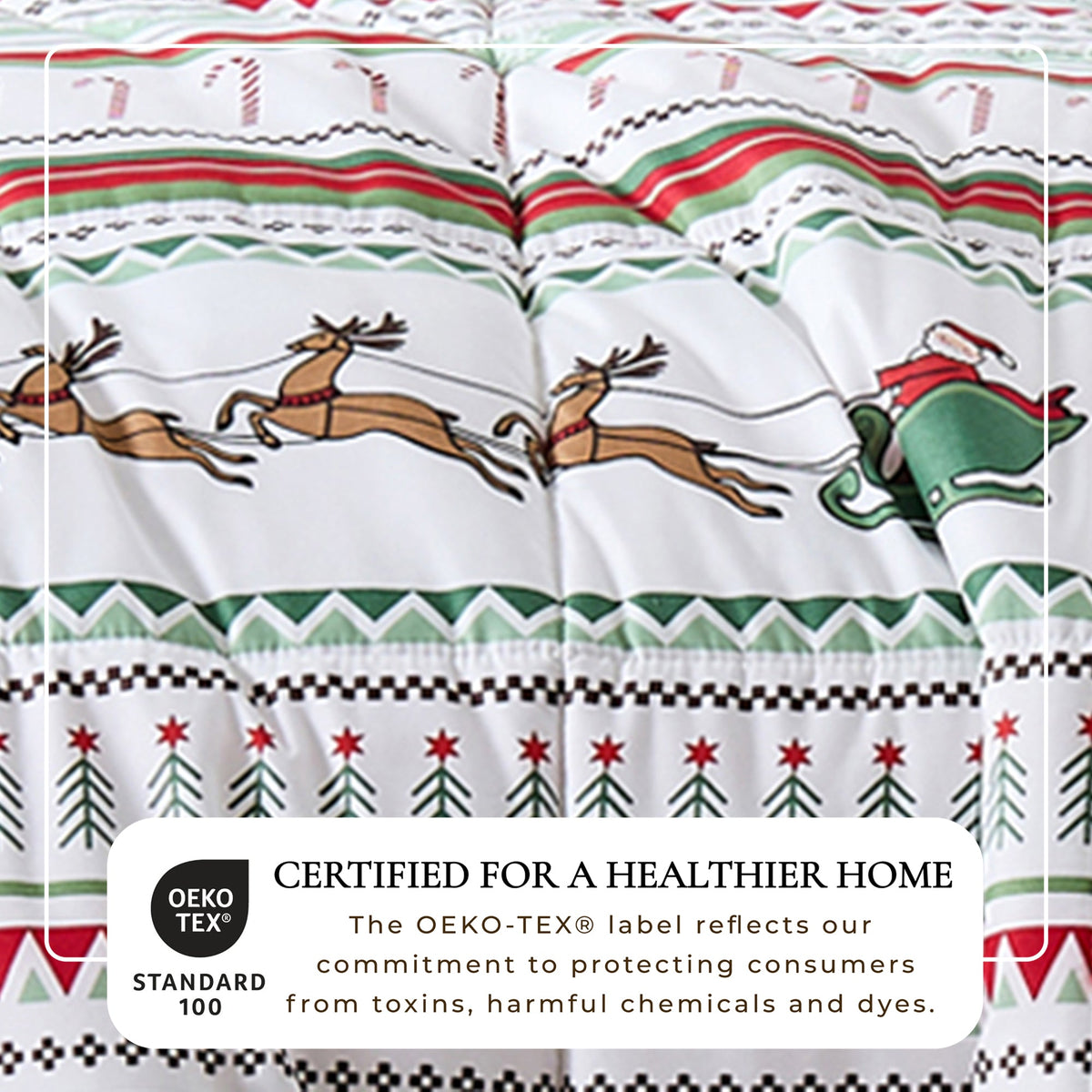 Reversible Christmas Comforter and Sham Set - Holiday Lodge, photo 86 of 120