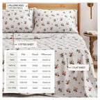 Turkish Cotton Flannel Sheet Set - Elevated Holiday, photo 47 of 48