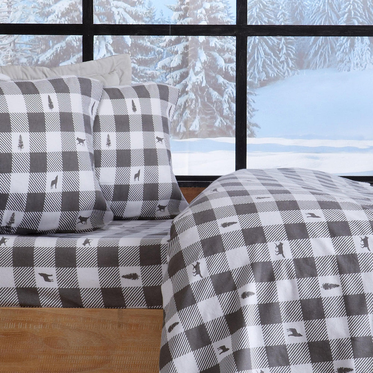 100% Turkish Cotton Flannel Sheet Sets - Boulder Collection, photo 36 of 40