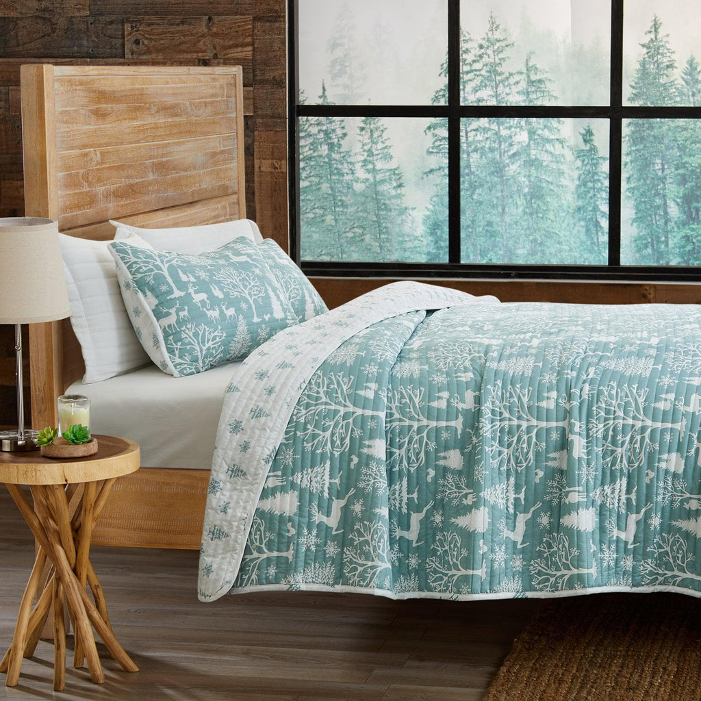 Lodge Woods Quilt - Winter Solstice Collection, photo 5 of 5