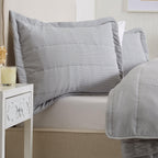 Textured Striped Quilt Set - Ellie Collection, photo 12 of 21