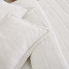 Textured Striped Quilt Set - Ellie Collection, photo 16 of 21