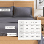 Heathered Solid Cotton Blend Flannel Sheet Set - Anders, photo 23 of 30