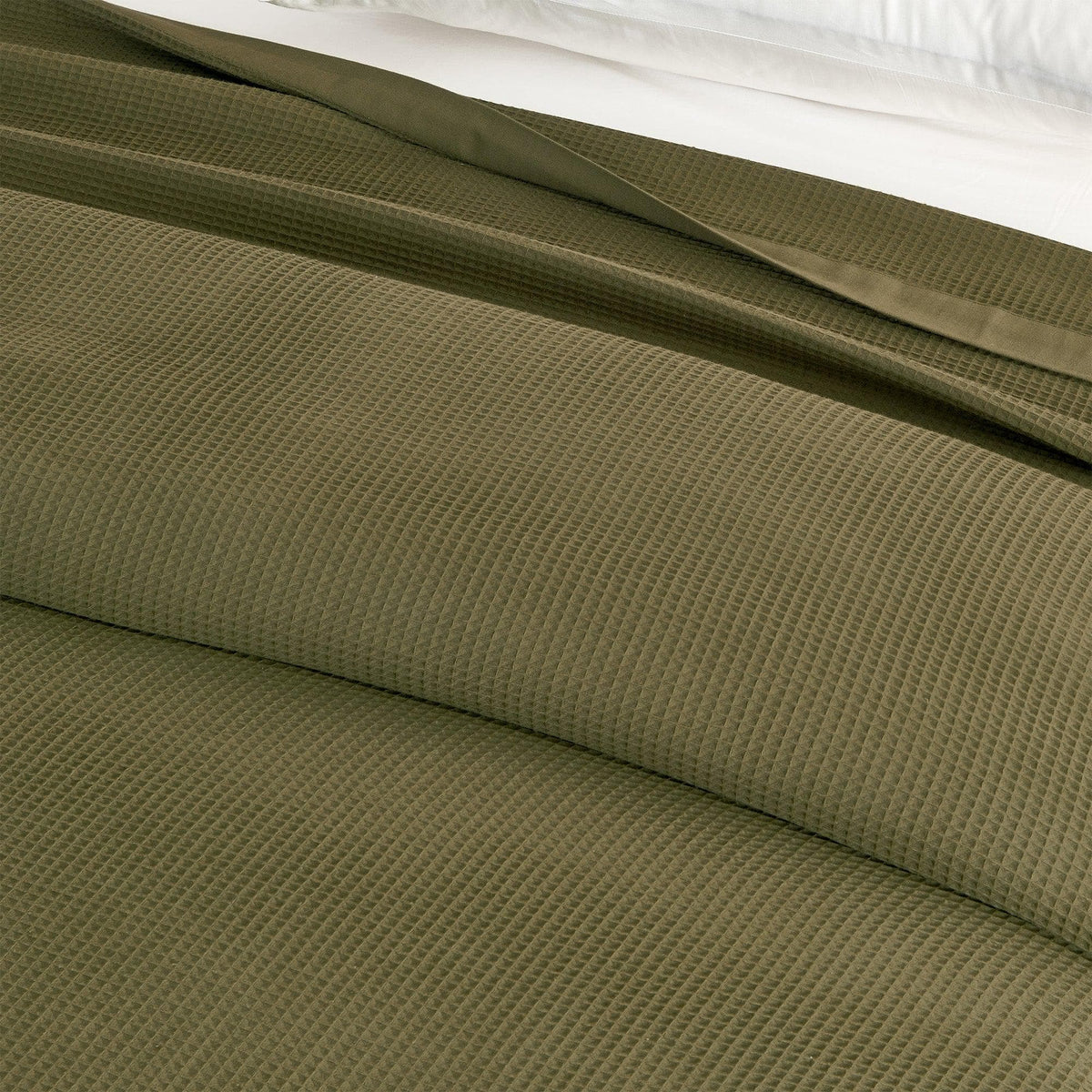 100% Cotton Small Waffle Weave Blanket - Hazel Collection, photo 2 of 36
