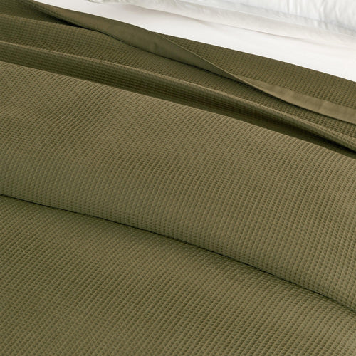 100% Cotton Small Waffle Weave Blanket - Hazel Collection, photo 2 of 36