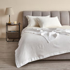 100% Cotton Small Waffle Weave Blanket - Hazel Collection, photo 19 of 36