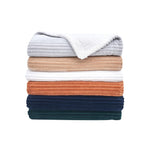 Ribbed Sherpa Throw Blanket - Corduroy Collection, photo 10 of 30