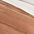Ribbed Sherpa Throw Blanket - Corduroy Collection, photo 12 of 30