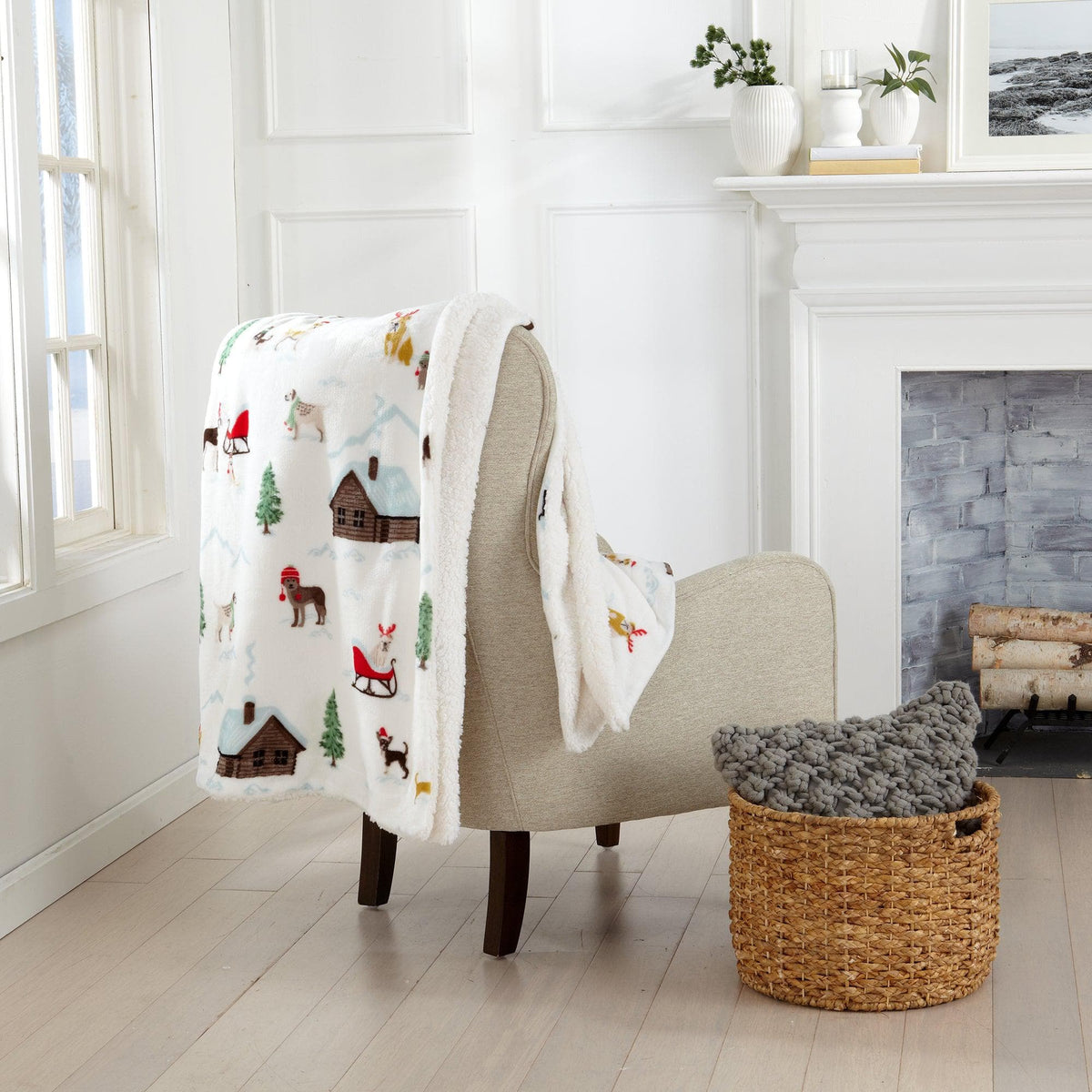 Sherpa Throw Blanket - Eve, photo 6 of 57
