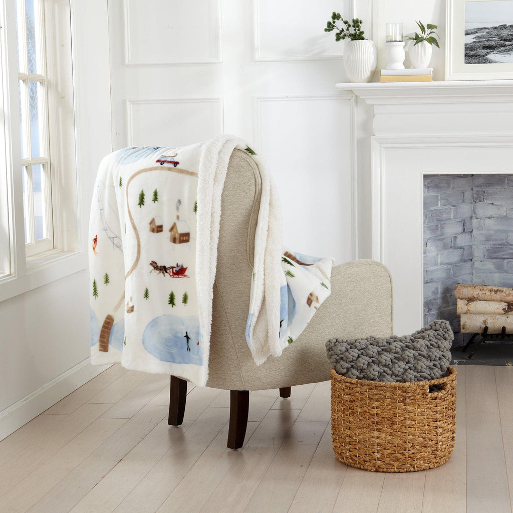 Sherpa Throw Blanket - Hudson Collection, photo 31 of 34