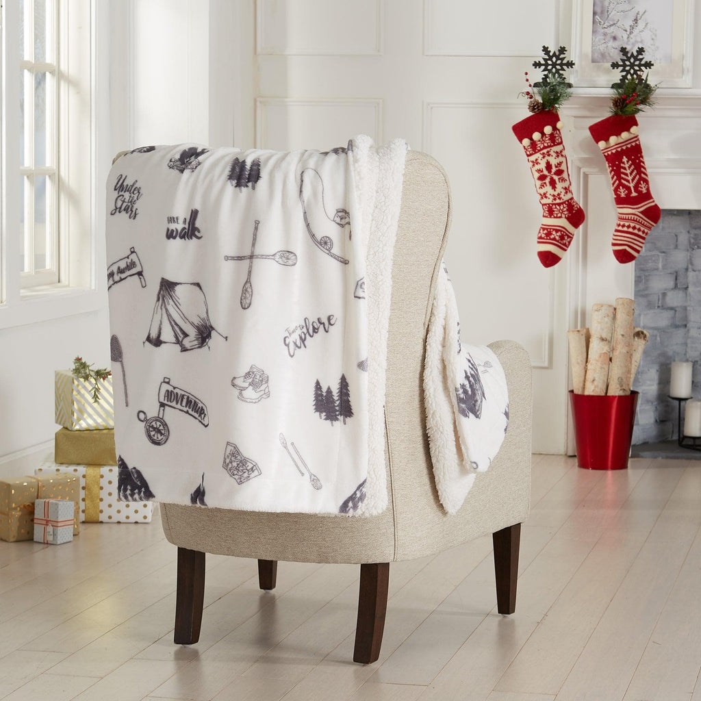 Sherpa Throw Blanket - Hudson Collection, photo 27 of 34