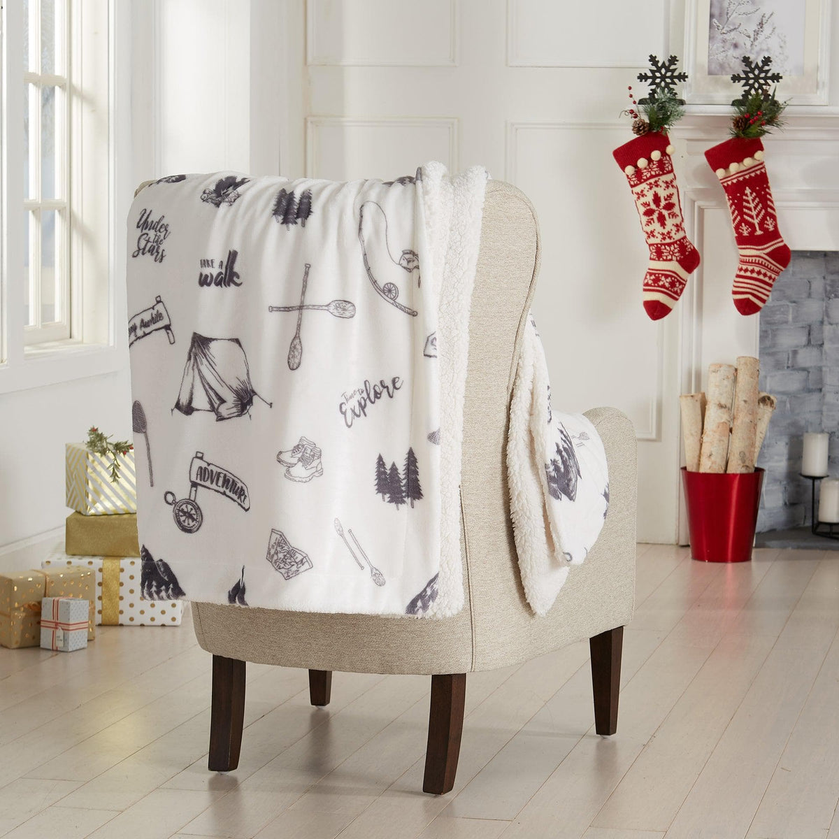 Sherpa Throw Blanket - Hudson Collection, photo 27 of 34
