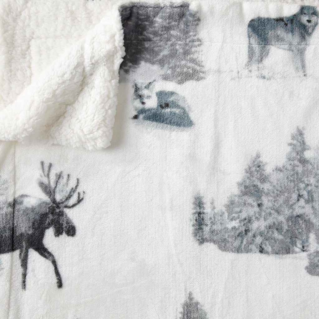 Sherpa Throw Blanket - Hudson Collection, photo 26 of 34