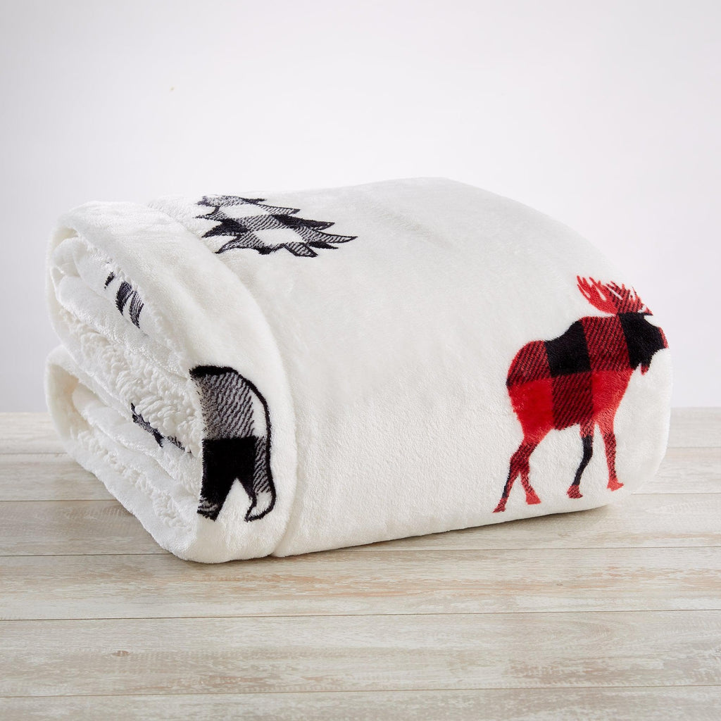 Sherpa Throw Blanket - Hudson Collection, photo 16 of 34