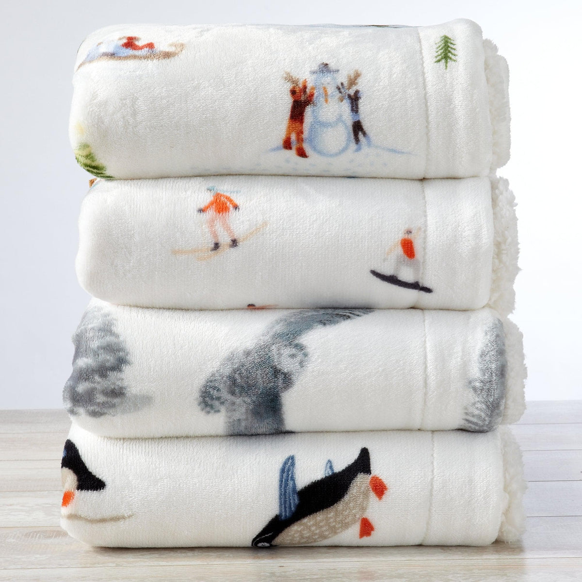 Sherpa Throw Blanket - Hudson Collection, photo 33 of 34