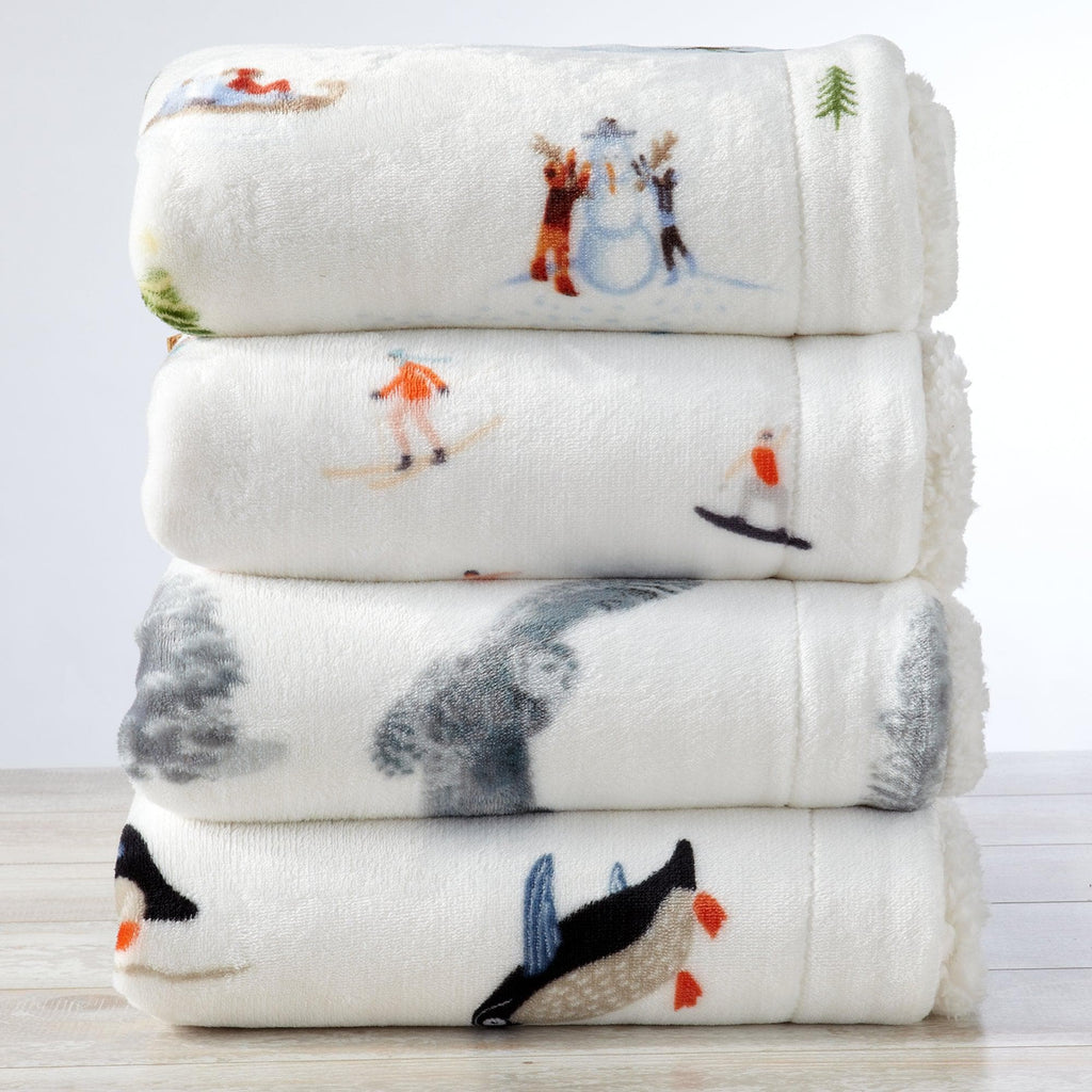 Sherpa Throw Blanket - Hudson Collection, photo 29 of 34