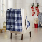 Sherpa throw blanket, Hudson Collection