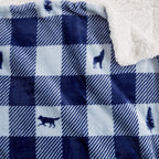 Sherpa throw blanket, Hudson Collection, photo 3 of 10
