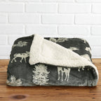 Sherpa throw blanket, Hudson Collection, photo 5 of 10
