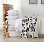 Velvet Plush Sherpa Luxury Bed Blanket - Cielo, photo 3 of 70