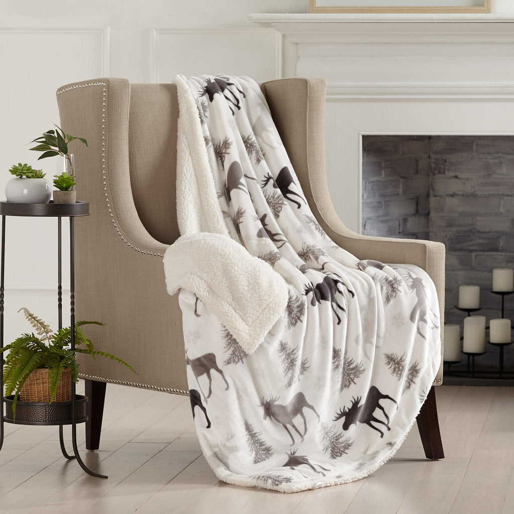 Velvet Plush Sherpa Luxury Bed Blanket - Cielo, photo 48 of 70