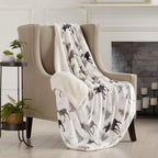 Velvet Plush Sherpa Luxury Bed Blanket - Cielo, photo 48 of 70