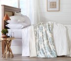 Velvet Plush Sherpa Luxury Bed Blanket - Cielo, photo 11 of 70