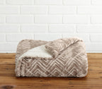 Velvet Plush Sherpa Luxury Bed Blanket - Cielo, photo 37 of 70