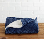 Velvet Plush Sherpa Luxury Bed Blanket - Cielo, photo 63 of 70