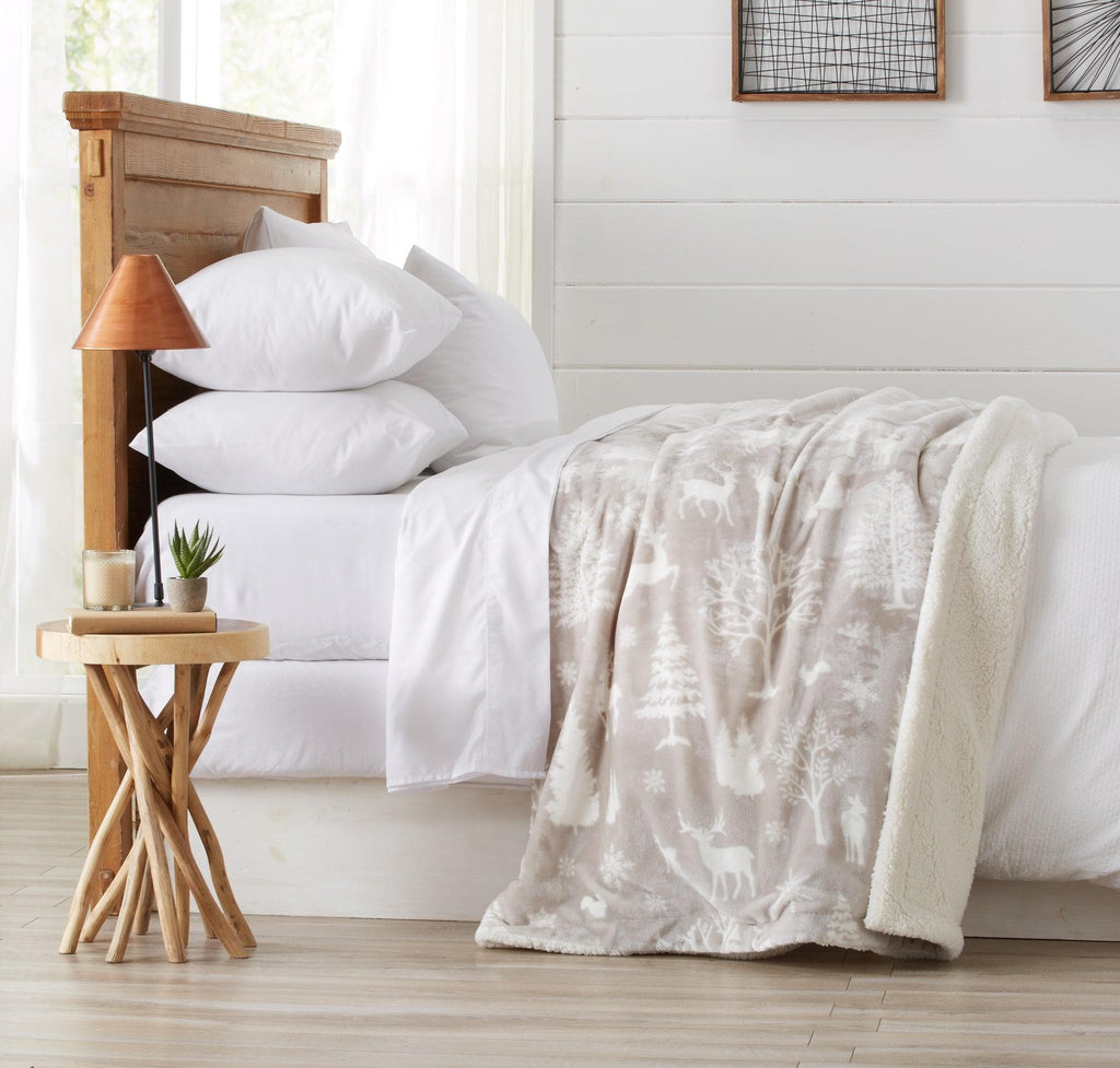 Velvet Plush Sherpa Luxury Bed Blanket - Cielo, photo 66 of 70