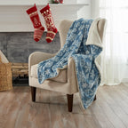 Velvet Plush Sherpa Luxury Bed Blanket - Cielo, photo 39 of 70
